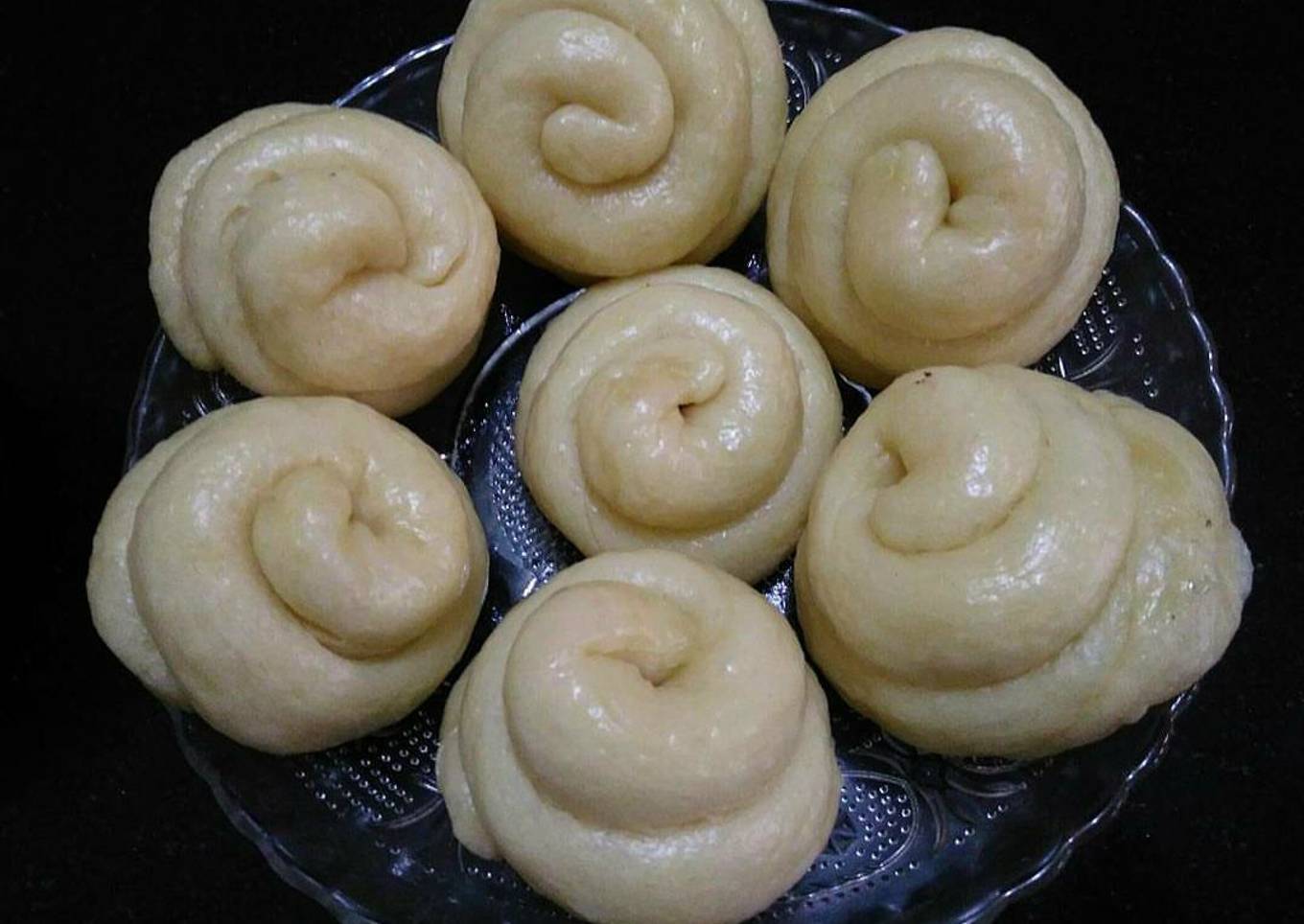 Chinese steamed buns with manchow soup for breakfast