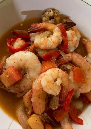 Foto resep Udang tomat cabe