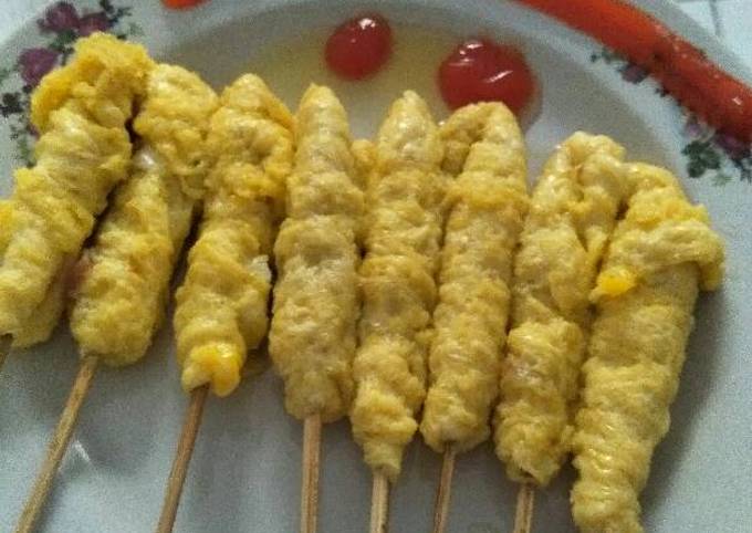 Sate telur gulung