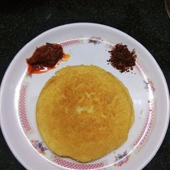A picture of Minapa rotti Andhra dish.