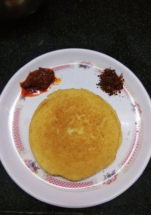 A picture of Minapa rotti Andhra dish.