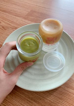 Hình của món Pudding Bơ + pudding xoài.