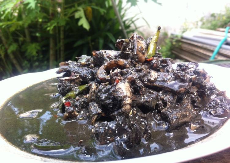 Resep Cumi hitam bumbu jangkep khas Tuban, Menggugah Selera