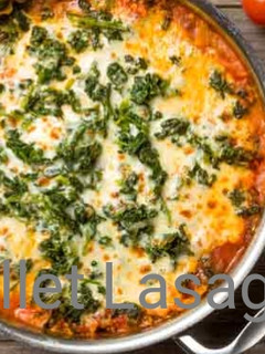 A picture of Skillet Lasagna.