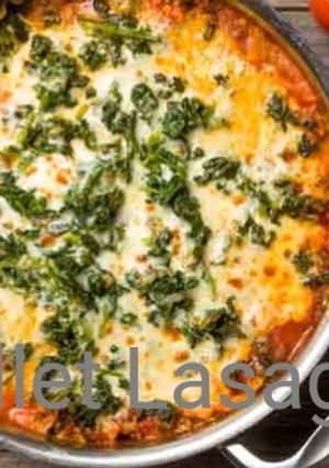 A picture of Skillet Lasagna.