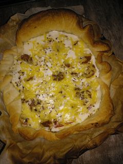 Una foto de Quiche vegetal