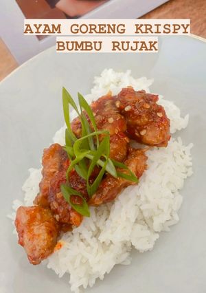 Foto resep Ayam goreng krispy bumbu rujak