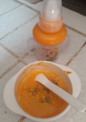 Foto resep Kabocha, asi, UB, keju Cube, chea seed