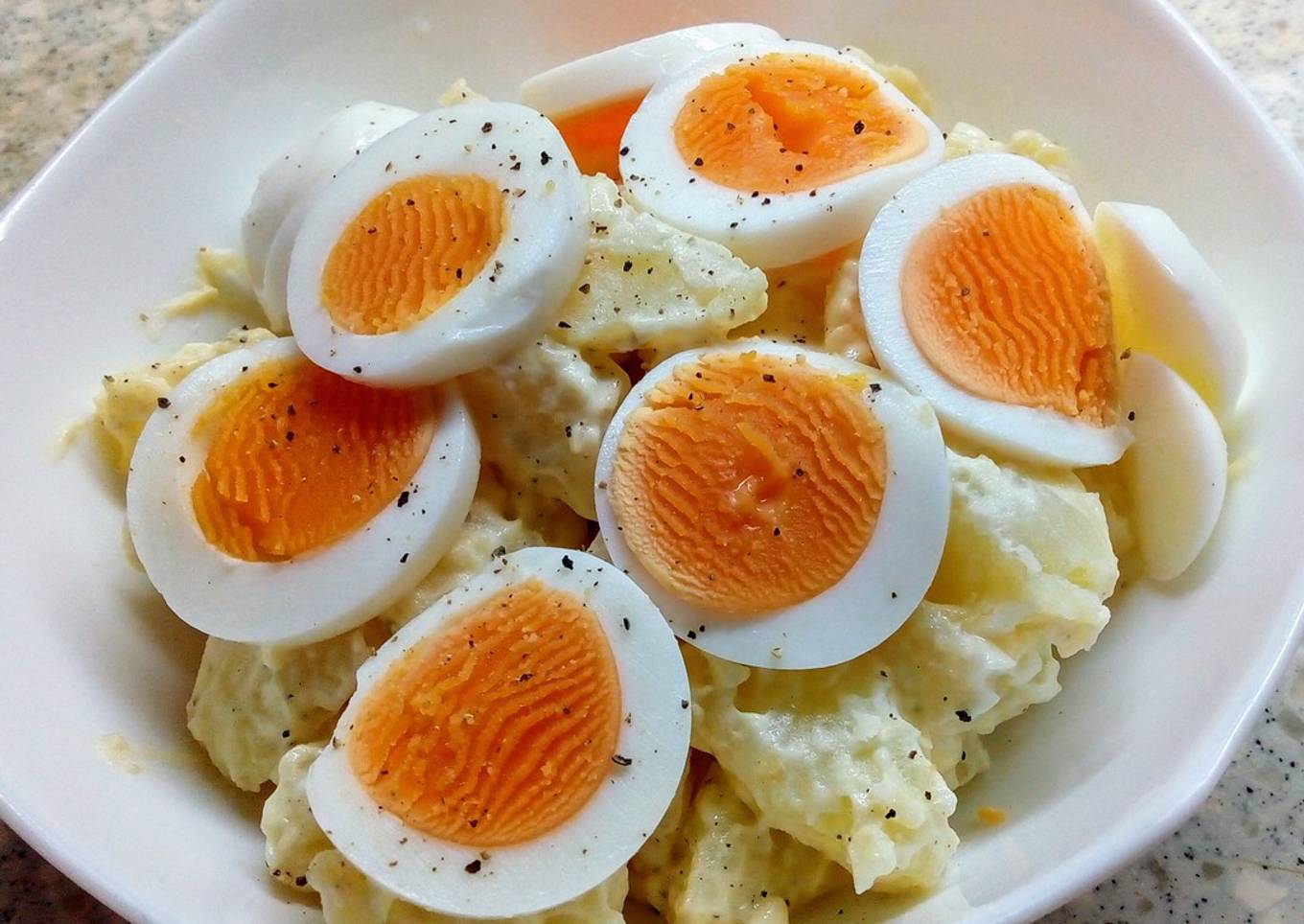 plain potato salad