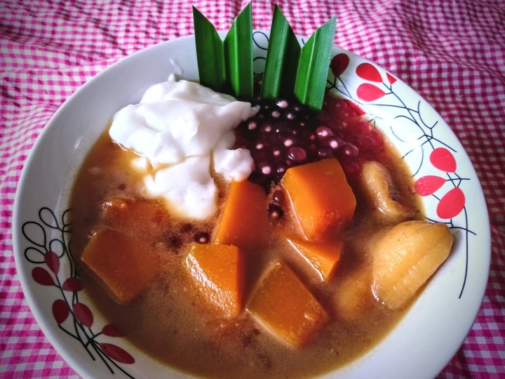 Langkah Gampang Menyiapkan Resep Kolak labu kuning, pisang, bubur sumsum, mutiara yang  Bikin Ketagihan Anti Ribet, Bikin Ngiler