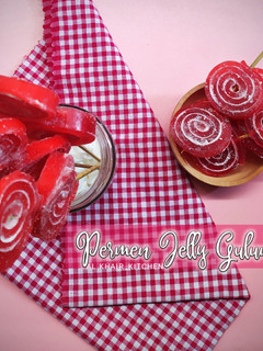 Foto resep Permen Jelly Gulung Strawberry