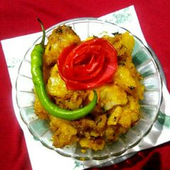 A picture of Masala aalu.