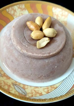A picture of Peanut Choco Pudding.