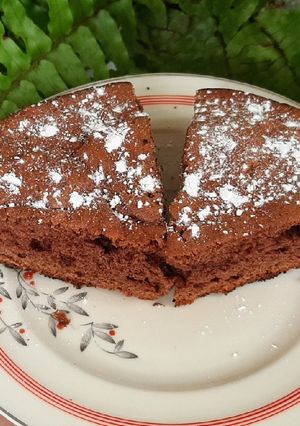 Una foto de Torta de chocolate sin gluten 🍫 😋