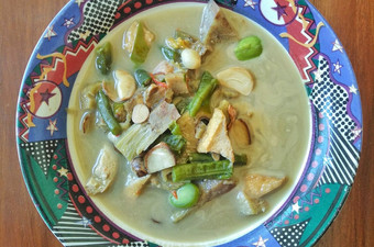 Resep Sayur Santan Keluwih Petai, Enak