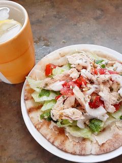 A picture of Mediterranean Chicken Pitas.