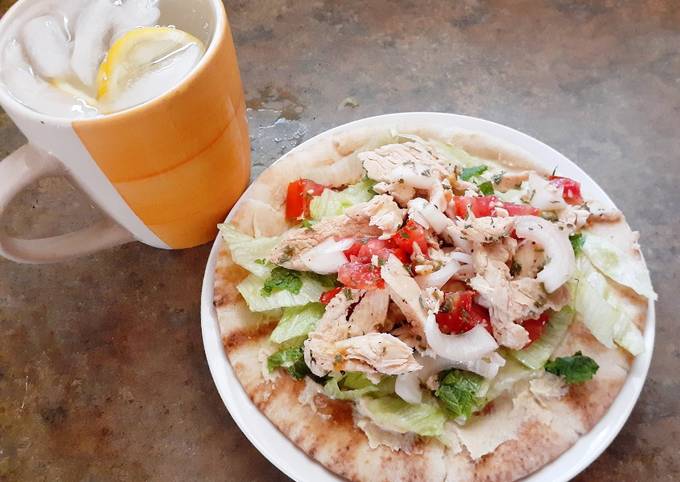 Recipe of Award-winning Mediterranean Chicken Pitas