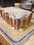 Gluten-Free Lemon Madeira Cake with Lemon Curd and Lime Icing