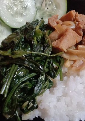 Foto resep Cah Jamur, ayam, dan kangkung