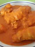 Pescado en salsa de piquillos