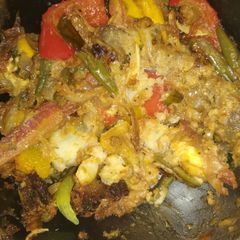 A picture of Mix veg cheese stir fry.