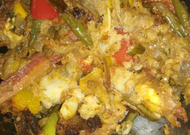 Recipe of Speedy Mix veg cheese stir fry
