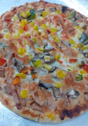 عکسی از دستور پیتزا(کش لقمه)😋😋
