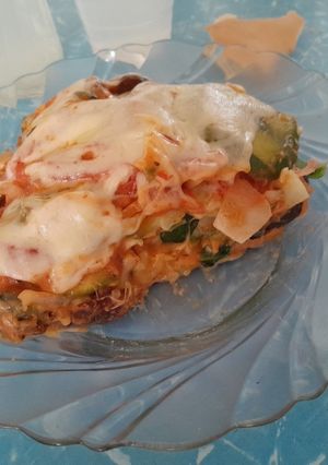 Una foto de Pastel de verduras varias "a mi gusto" en sartén🍲