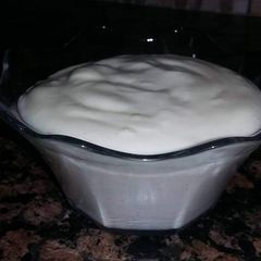 A picture of Home made mayonnaise.