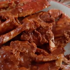 A picture of Crab Masala.