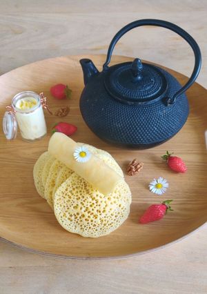 Une photo de Crêpes mille trous (baghrirs)