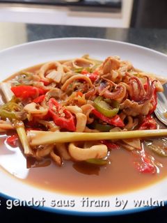 Foto resep Cumi cabe gendot saus tiram pedas pedas