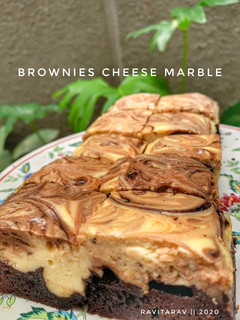 Foto resep Brownies cheese marble