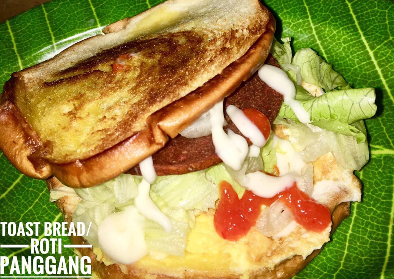 Toast bread (roti panggang) ala teflon😁