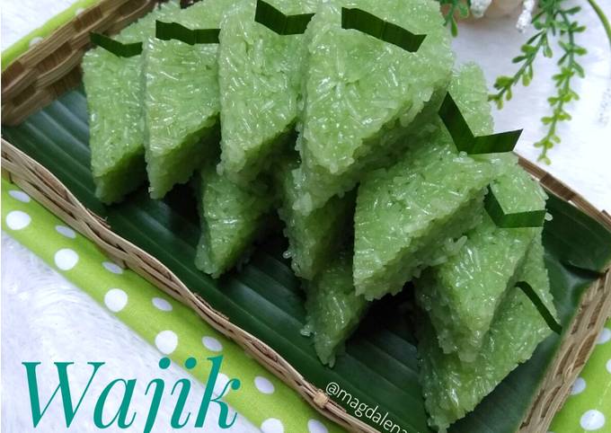 Resep Wajik Pandan oleh md_sinta - Cookpad