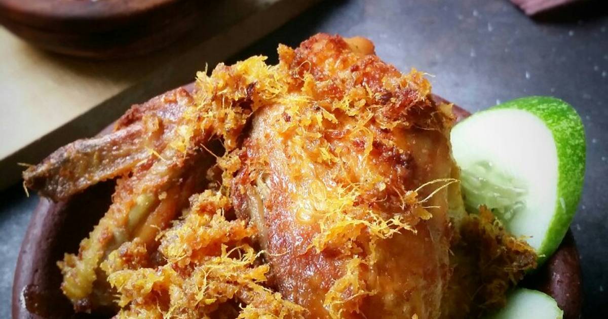 Resep Ayam Goreng Serundeng Oleh Rini Damayanti Aqeesha S Kitchen Cookpad