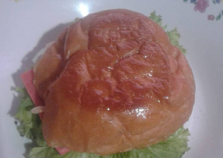 Resep Sandwich burger ala ala Anti Gagal