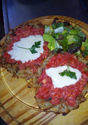 Una foto de Papas Rosti a mi manera (Sin TACC) recontra económicas