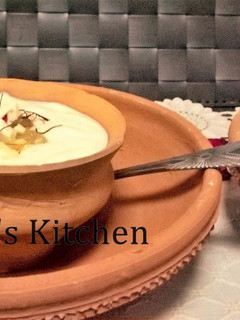 A picture of Gulkand Shrikhand.