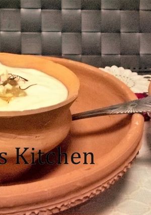 A picture of Gulkand Shrikhand.