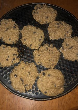 Una foto de Galletas de avena con chips de chocolate