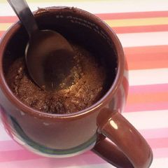 Cocoa Sponge Mug Cake A picture of Cocoa Sponge Mug Cake.