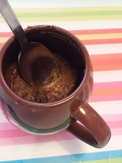 A picture of Cocoa Sponge Mug Cake.