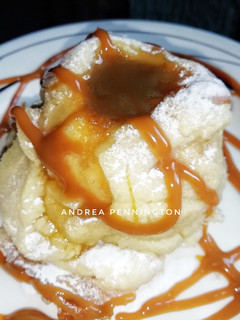 Una foto de Canapé de manzana