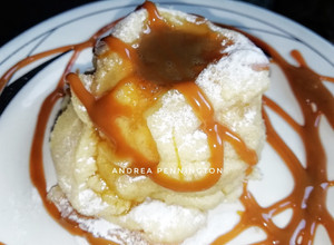 Una foto de Canapé de manzana