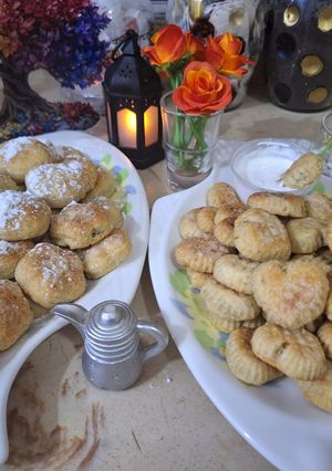 صورة لوصفة معمول العيد بتمر ومعمول بجوز