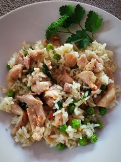 Borsós rizses hús recept fotója