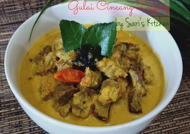 Gulai Cincang Daging