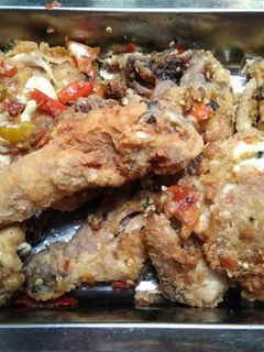 Foto resep Ayam geprek sambal bawang