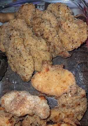Rántott csirkemell air fryerben recept fotója